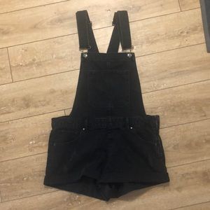 Black overalls